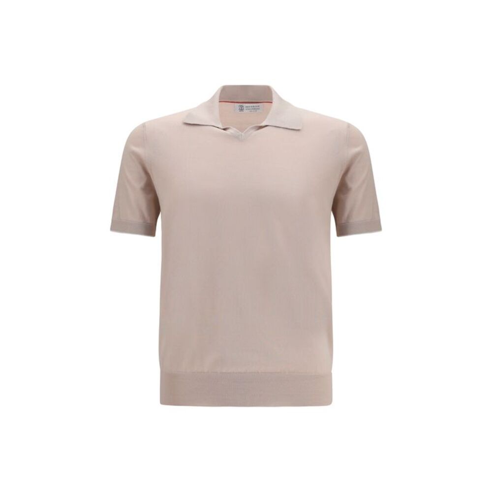 Brunello Cucinelli Men Cotton Polo Shirt